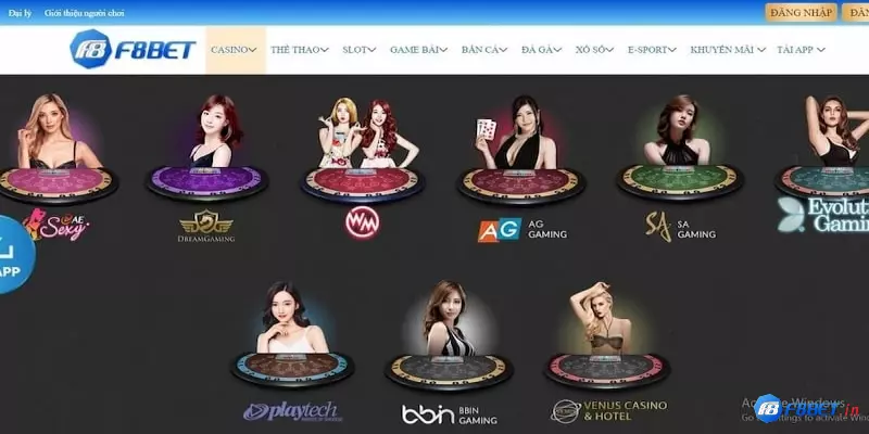 nhà cái f8bet cập nhật tỷ lệ cược cực hấp dẫn